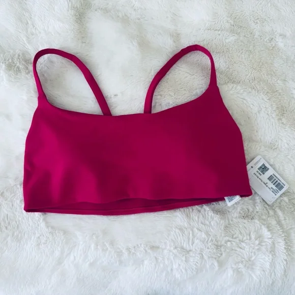 NWT Lululemon Wunder Train Strappy Racer Bra, Passionate Pink, 8, A/B - Picture 3 of 7